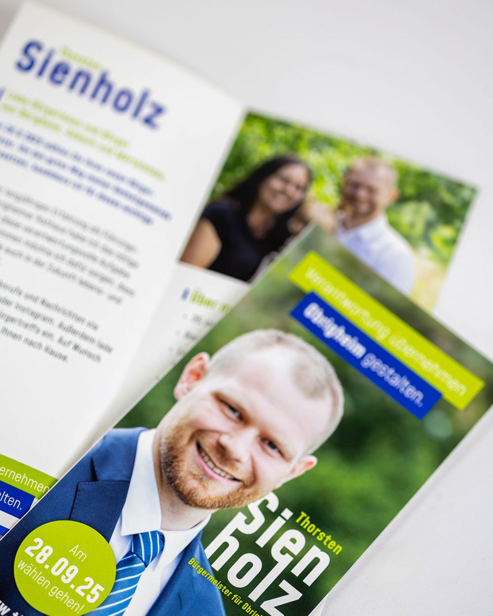 Flyer aufgeklappt