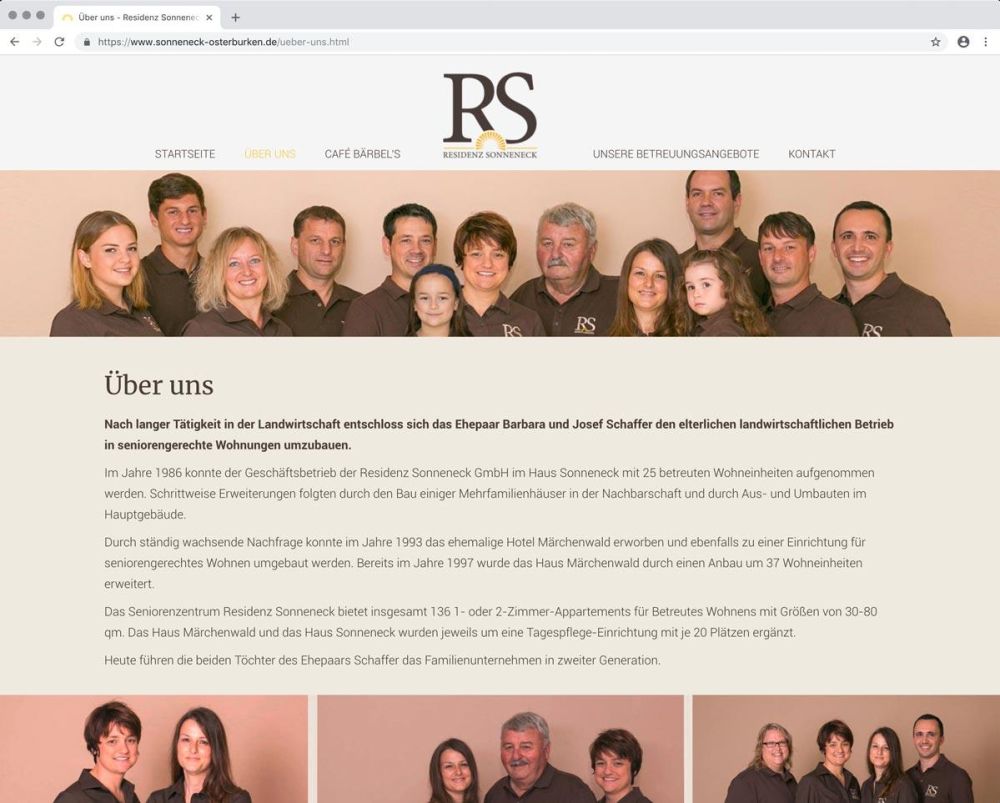 Über die Residenz Sonneneck