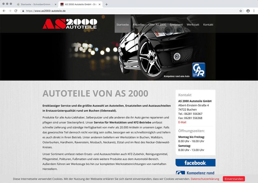 Autoteile von AS2000