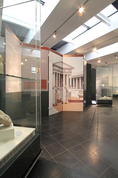 Infotafeln im Römermuseum Osterburken