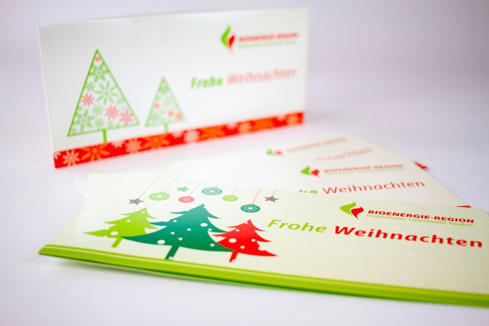 Weihnachtskarte Bioenergie Region