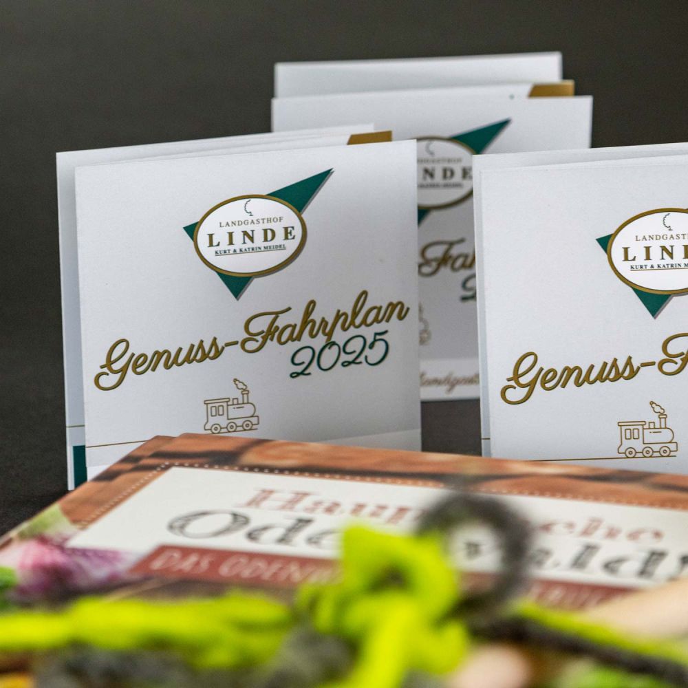 Genussfahrplan 2025 und Kochbuch Hauptsache Odenwald