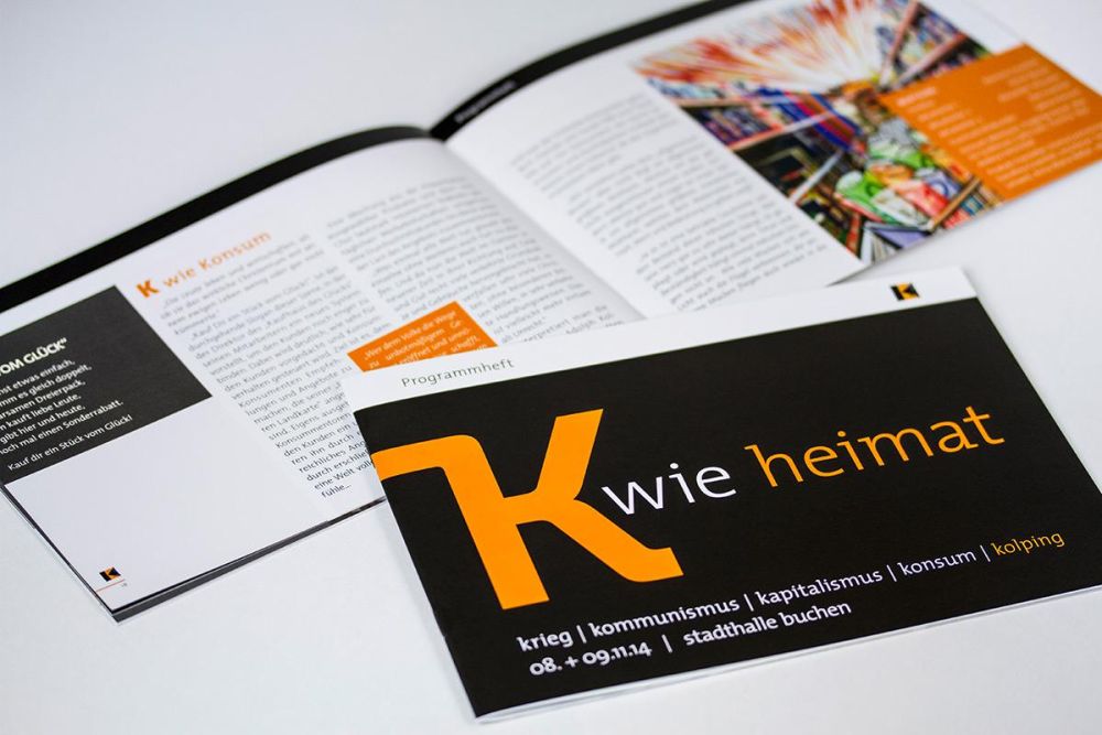 Programmheft zu K wie Heimat