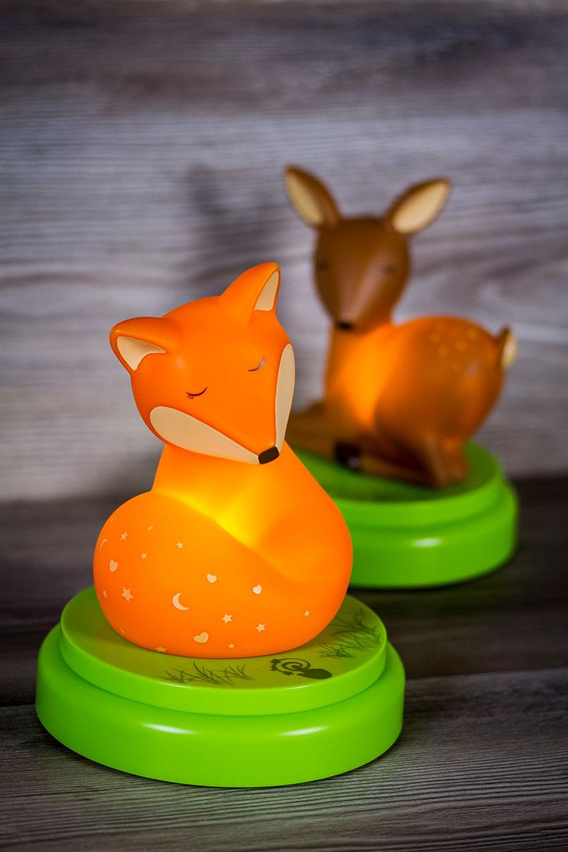Fuchs und Reh Nachtlicht leuchten