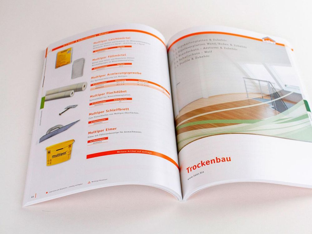 Trockenbau im Lieferprogramm von Laier