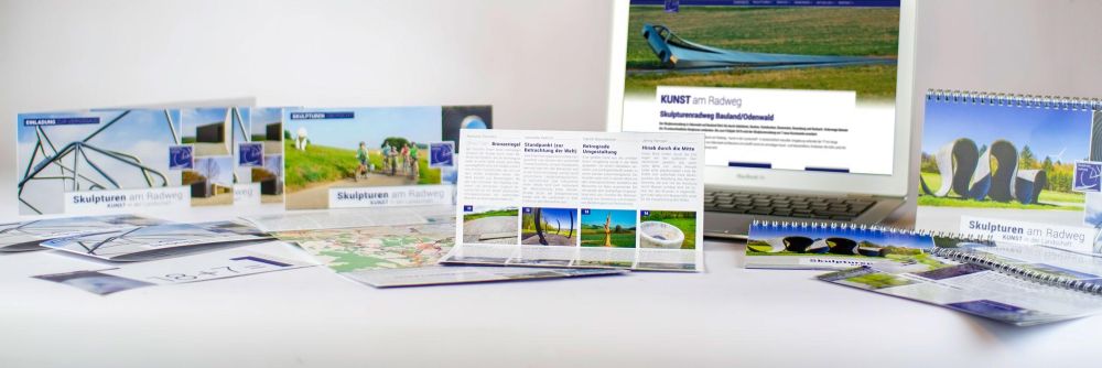 Komplette Ausstattung für den Skulpturenradweg