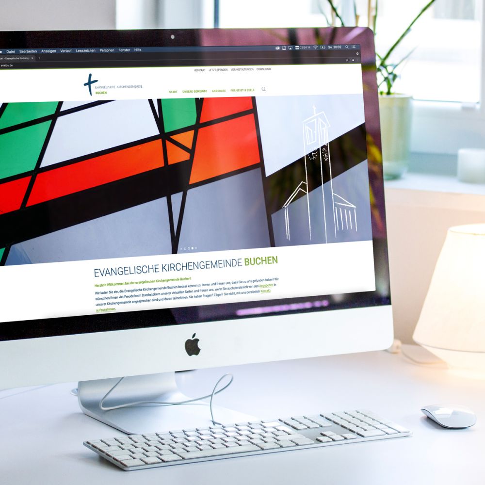 Webseite für evangelische Kirchengemeinde