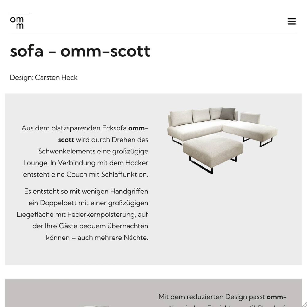 Screenshot von einem Sofa