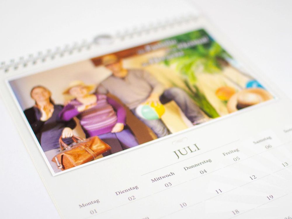 Kalender mit Bildern aus der Einrichtung Residenz Sonneneck