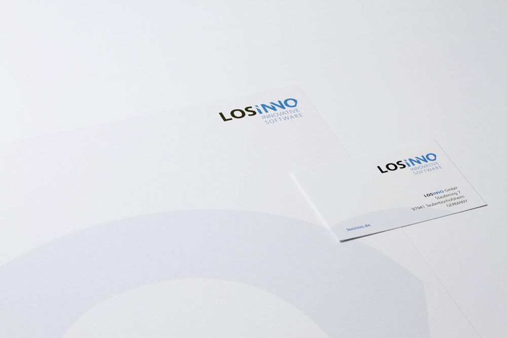 Losinno Briefpapier und Visitenkarten