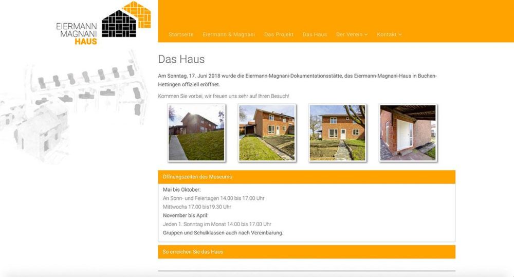 Über das Eiermann Magnani Haus