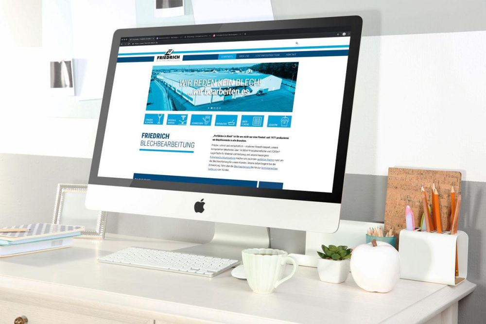 Friedrich Blechbearbeitung Webseite
