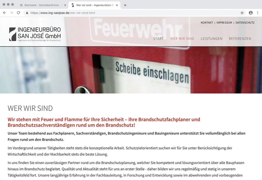 Brandschutz Ingenieurbüro San Jose GmbH