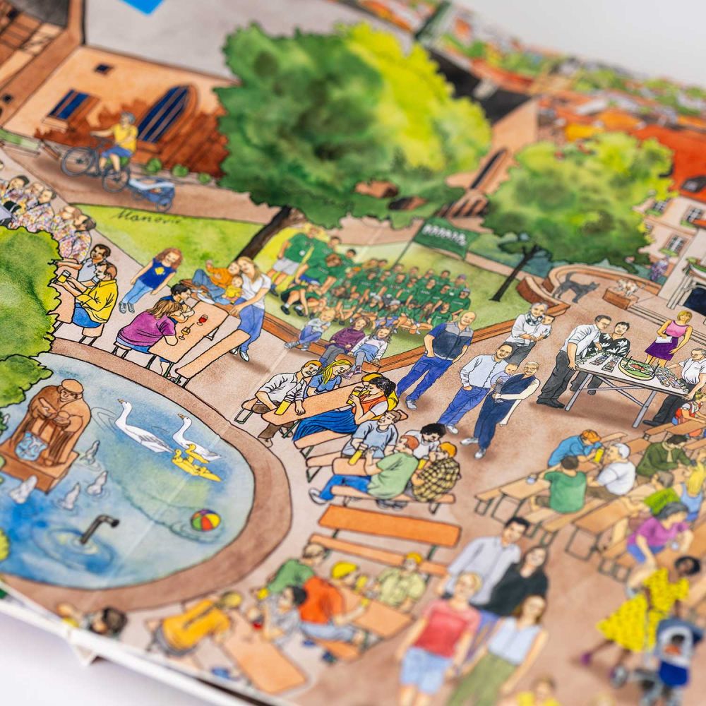 Einsicht ins Wimmelbuch