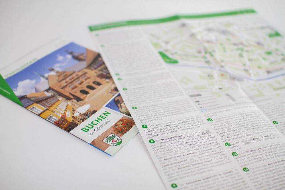 Stadtplan  in neuem Corporate Design