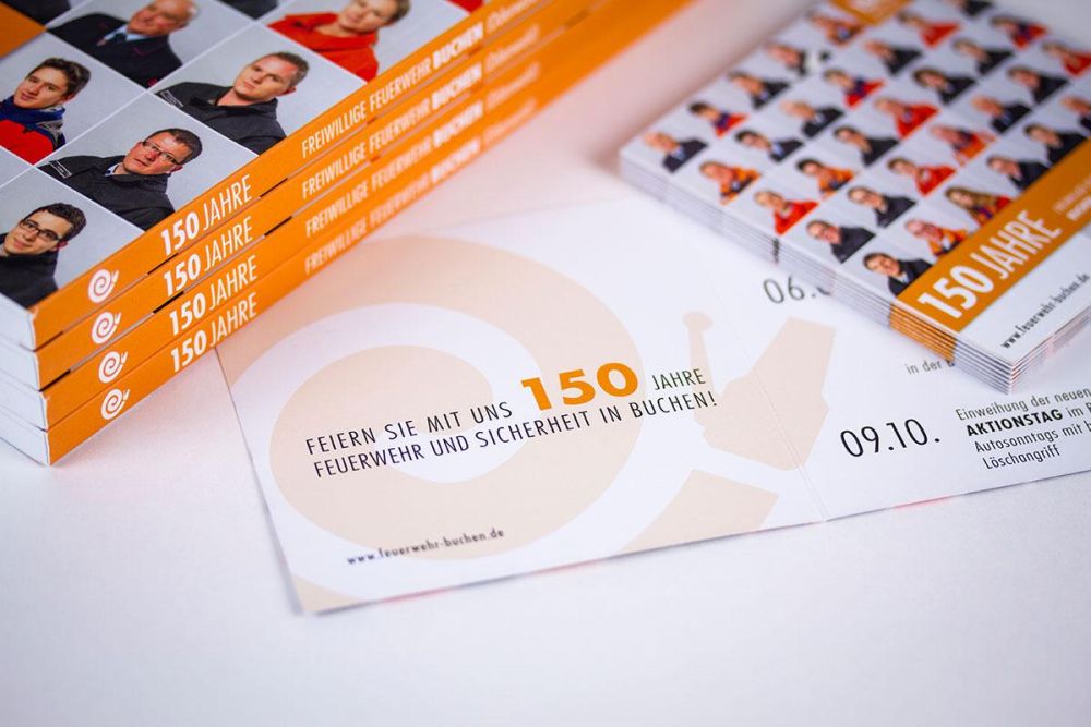 Einladung zum 150 jährigen Jubiläum der Feuerwehr Buchen