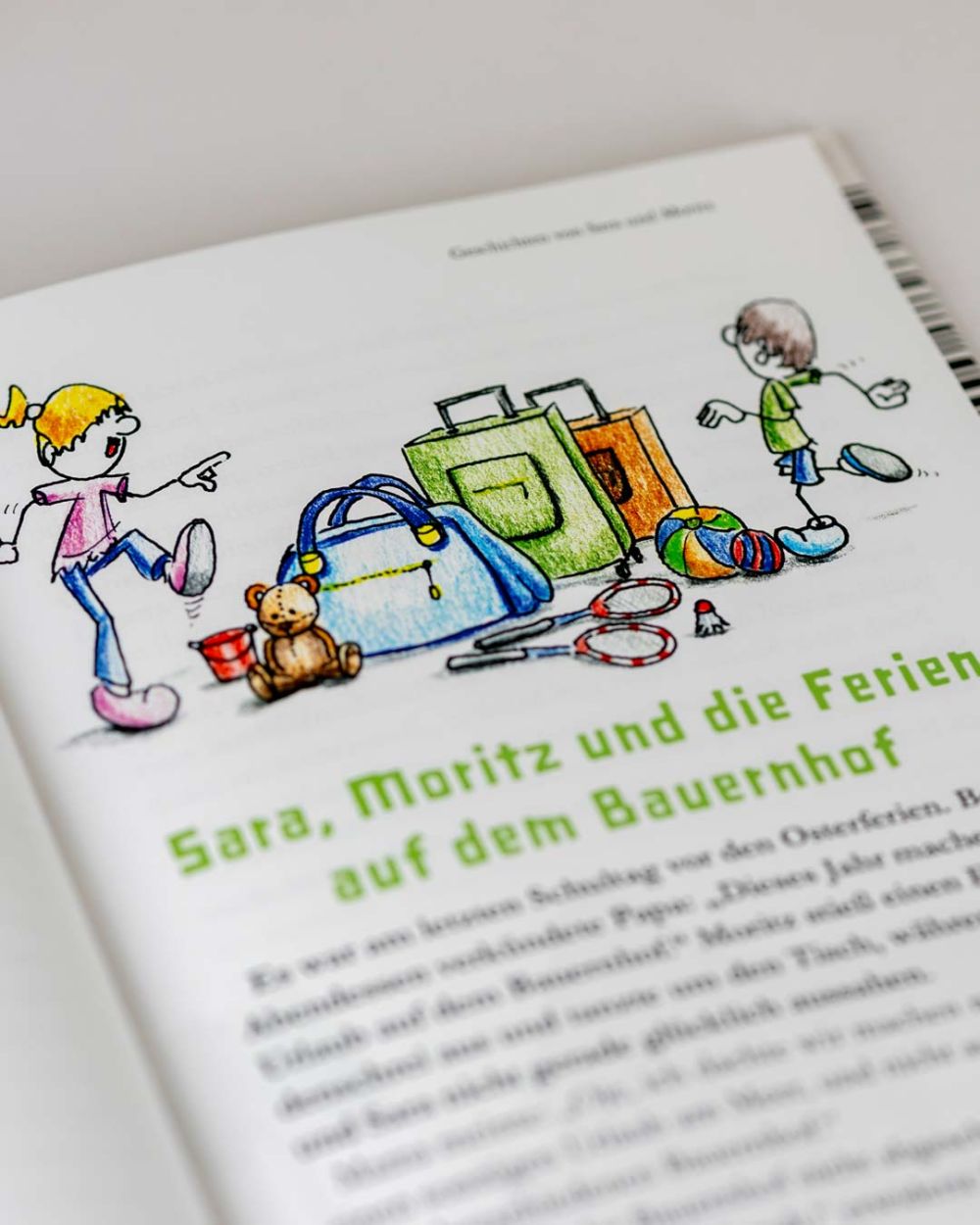 Einblick ins Buch Geschichten von Sara und Moritz