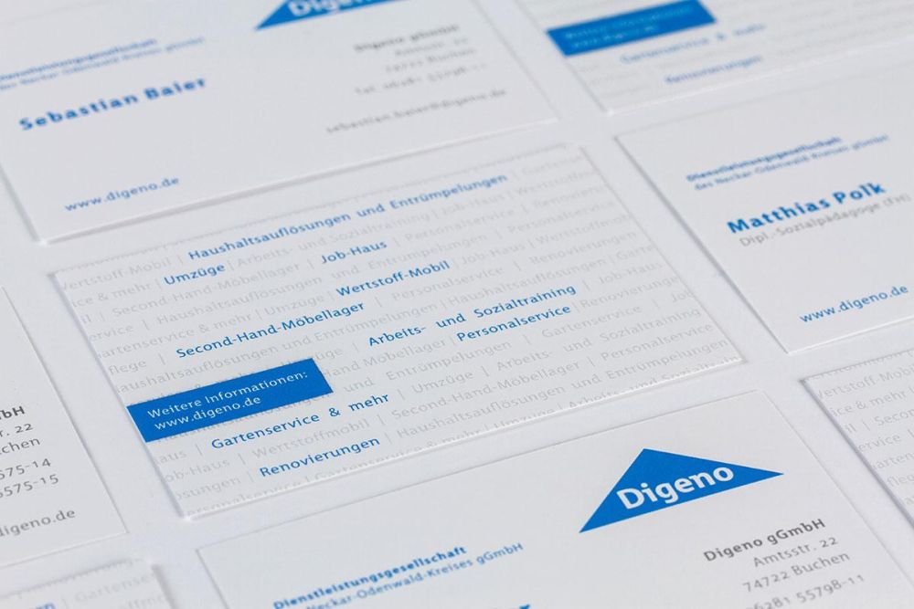 Visitenkarten dür die Digeno