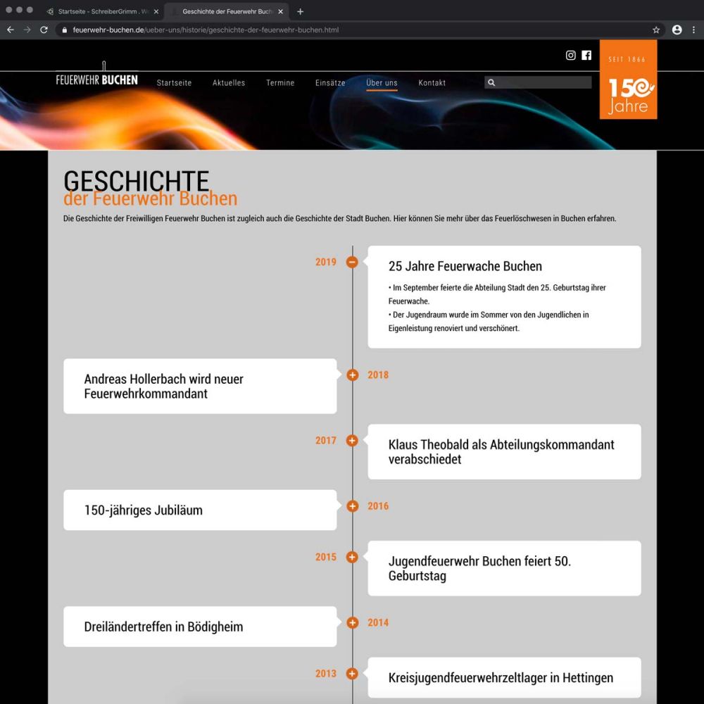 Geschichte der Feuerwehr Buchen