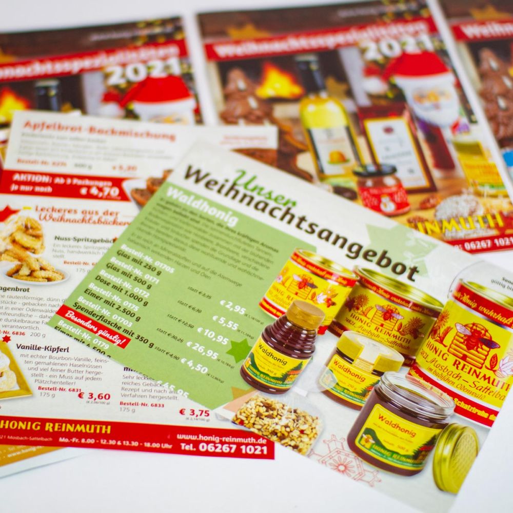 Weihnachtsangebote Honig Reinmuth