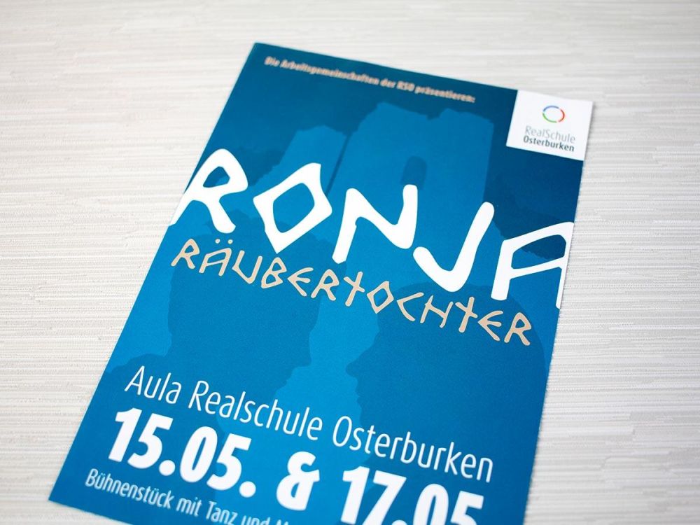 Plakat Ronja Räubertochter an der RSO