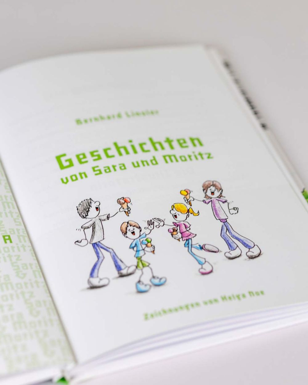 Geschichten von Sara und Moritz Erste Seite