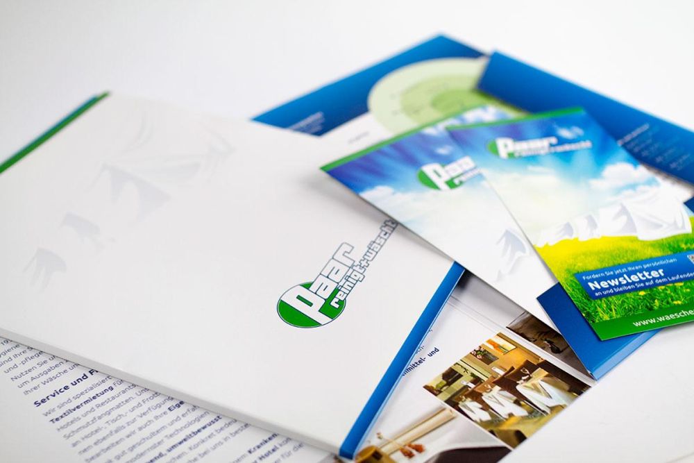 Geschäftsausstattung für Wäscherei Paar