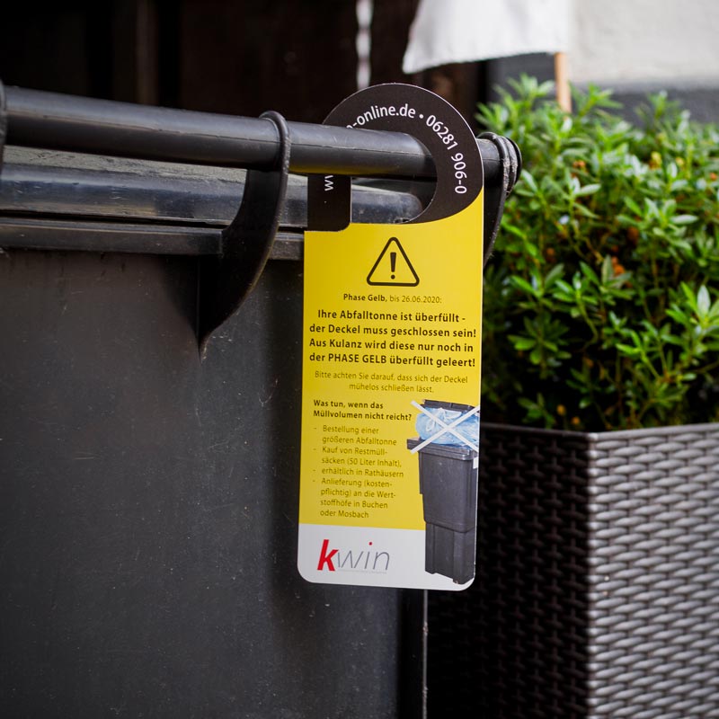 KWiN Mülltonnen Anhänger