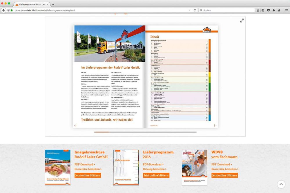 Online-Katalog Rudolf Laier GmbH