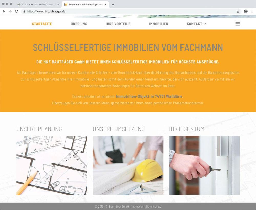 Schlüsselfertige Immobilien von H&F Bauträger