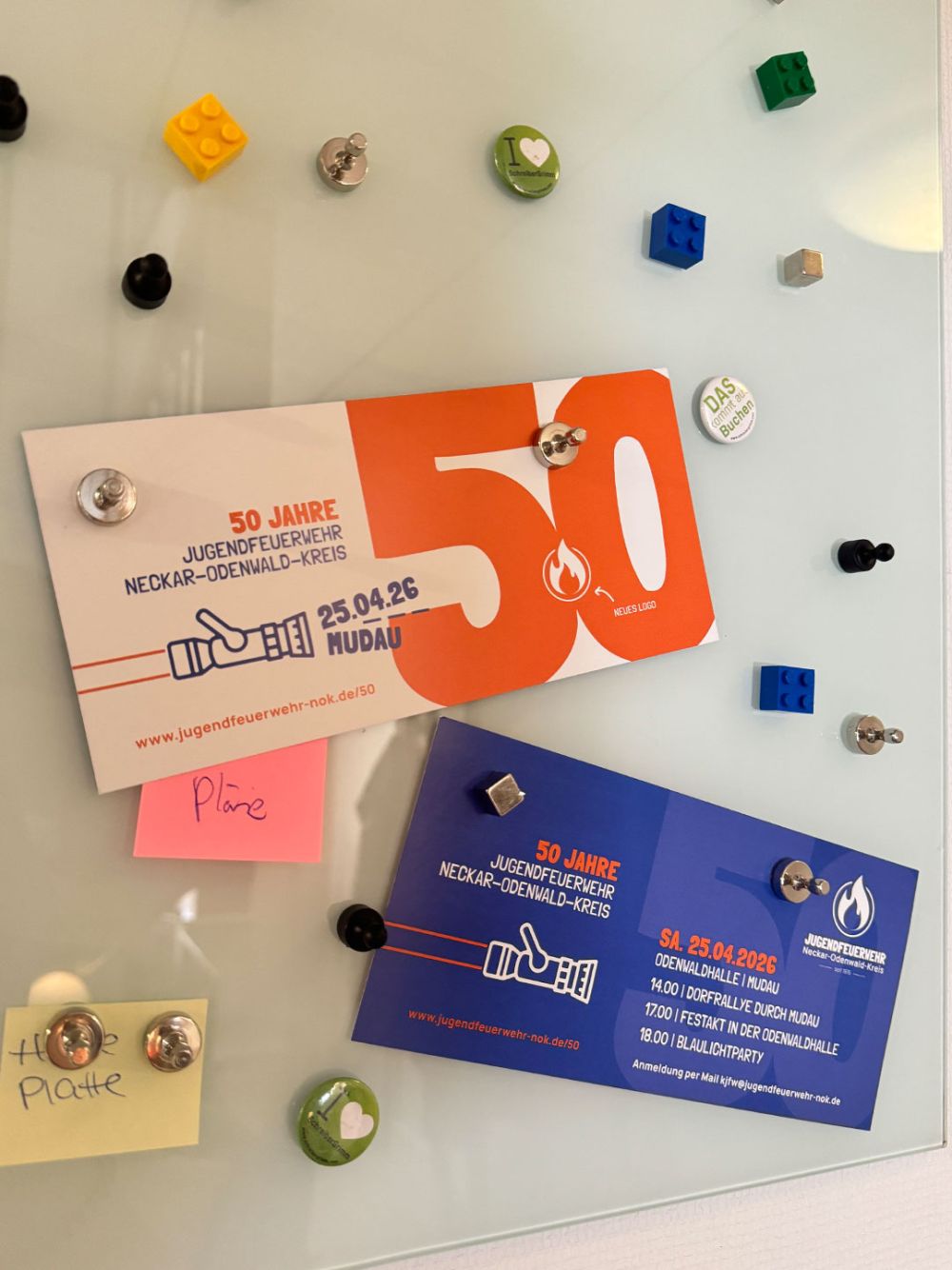 Einladung 50 Jahre Jugendfeuerwehr NOK