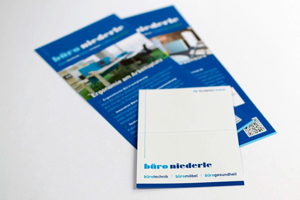 Botizblock und Flyer Niederle
