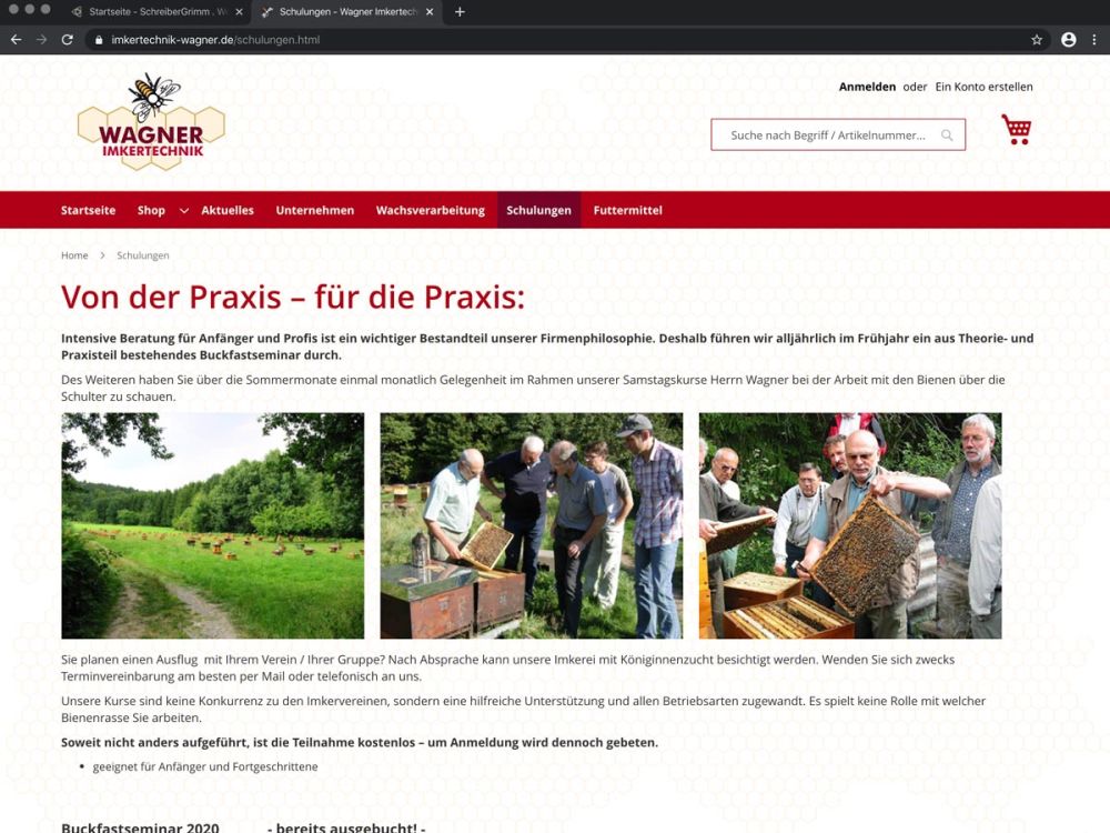 Über die Wagner Imkertechnik