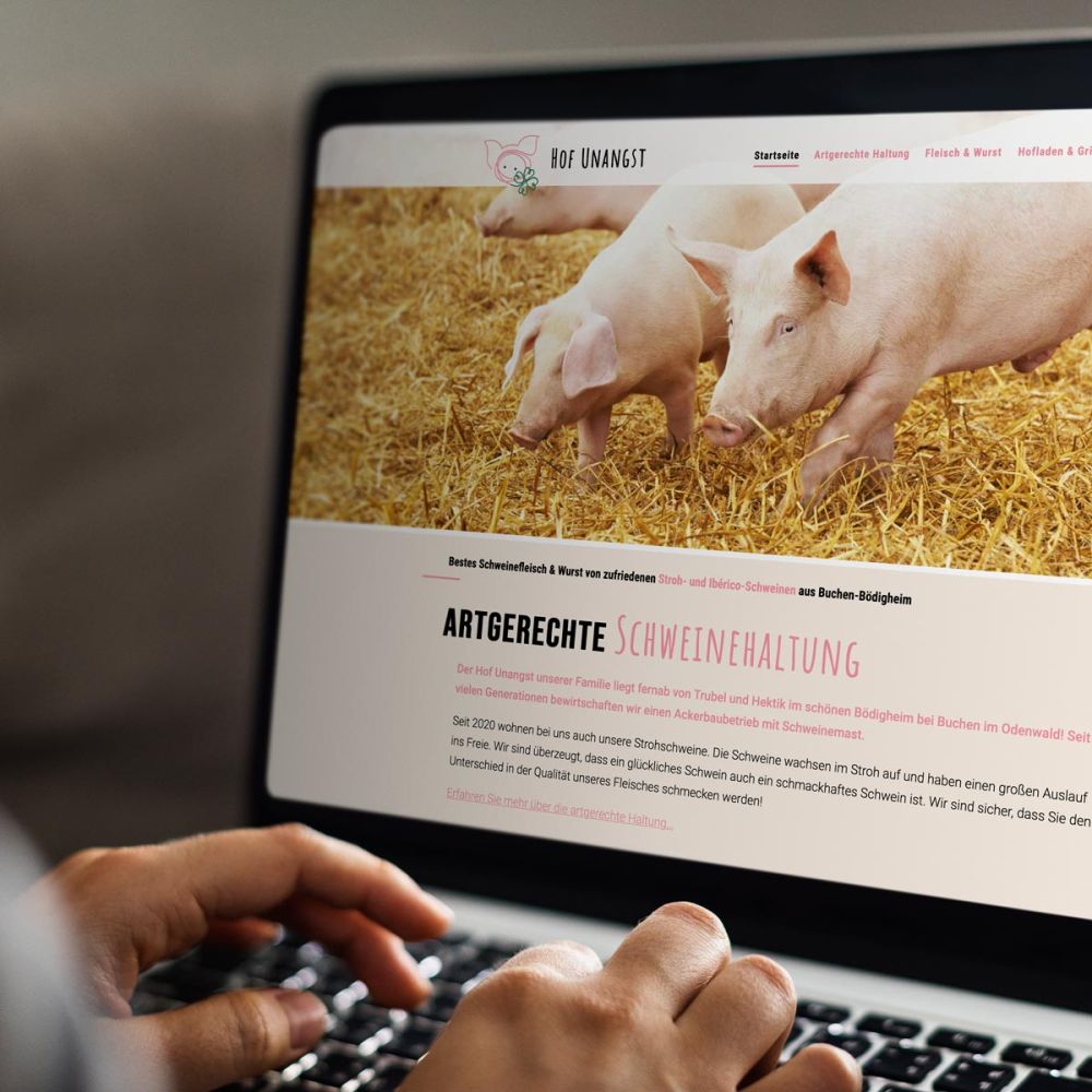 Webseite Hof Unangst