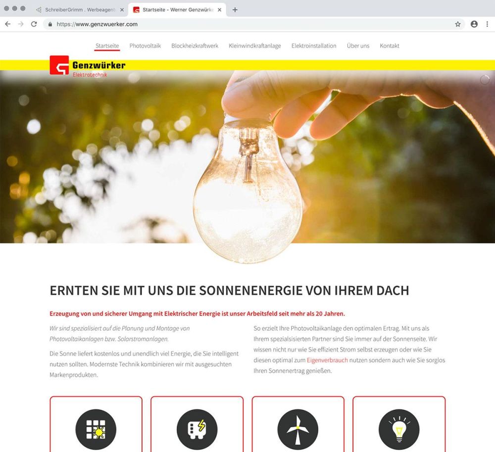 Leistungen Genzwürker Elektro