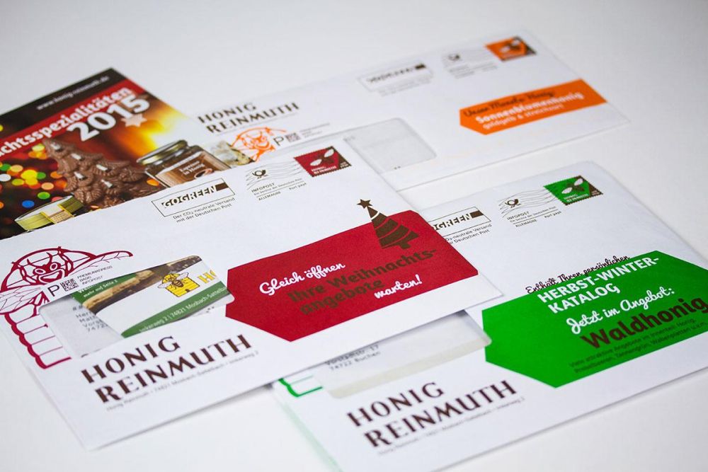 Briefumschläge in neuem Corporate Design