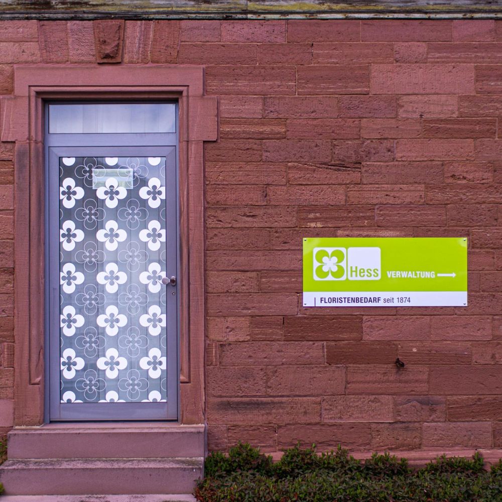 Nebentür Beklebung und Beschilderung