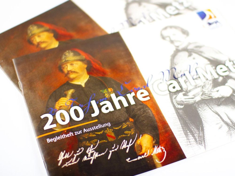 Heft für die Ausstellung 200 Jahre Carl Metz