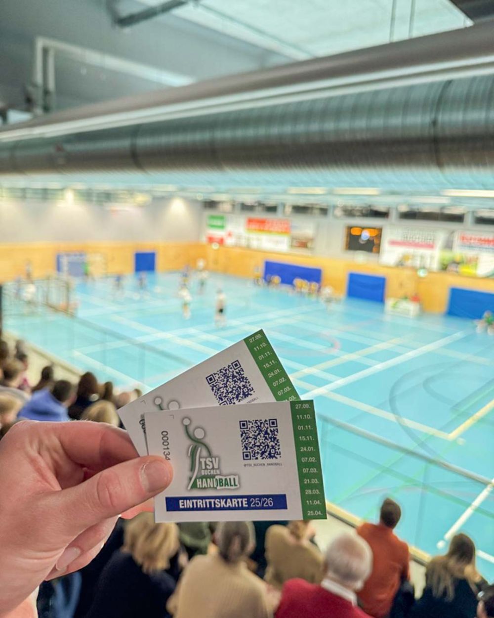 Eintrittskarten beim Handball