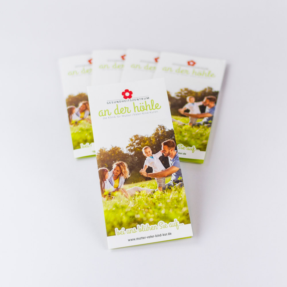 Flyer Gesundheitszentrum an der Höhle