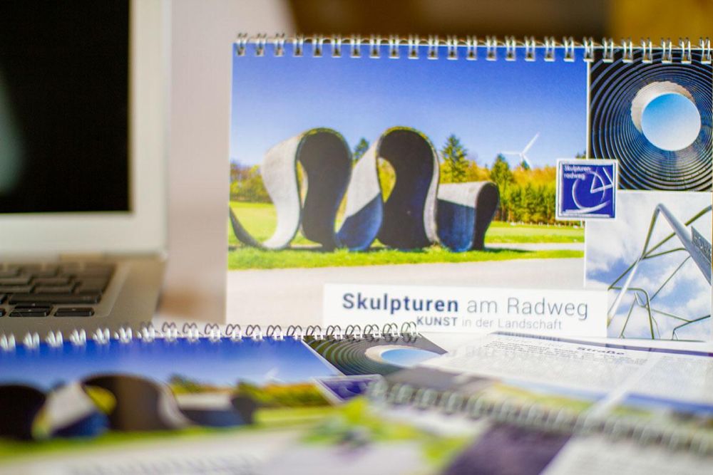 Kalender für den Skulpturenradweg