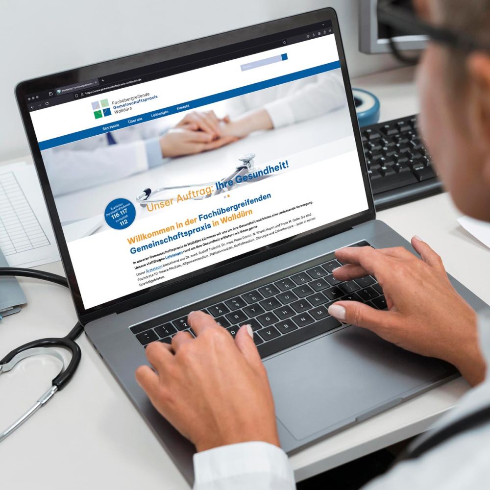 Neue Webseite für die Fachübergreifende Gemeinschaftspraxis in Walldürn