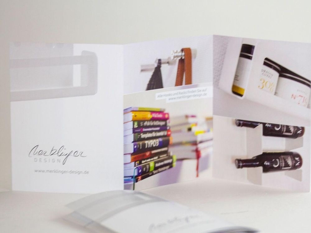 Verpackungsbeileger im CD für Merklinger Design
