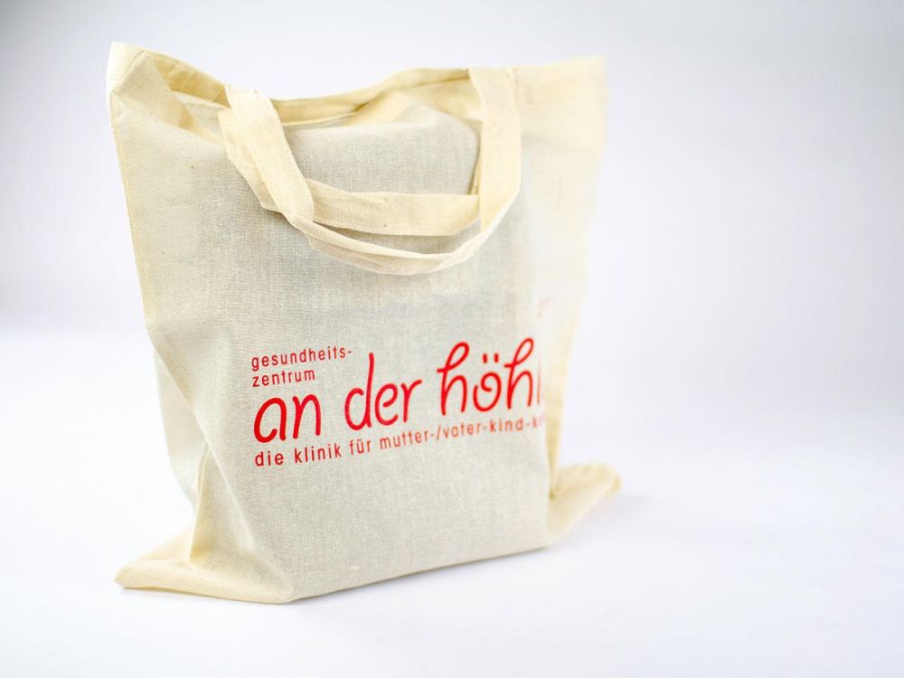 Stofftasche Gesundheitszentrum an der Höhle