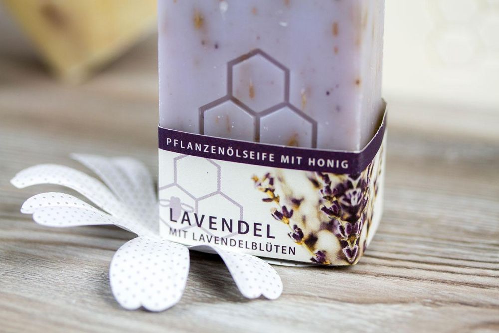 Seifenbanderole für Lavendel Seife