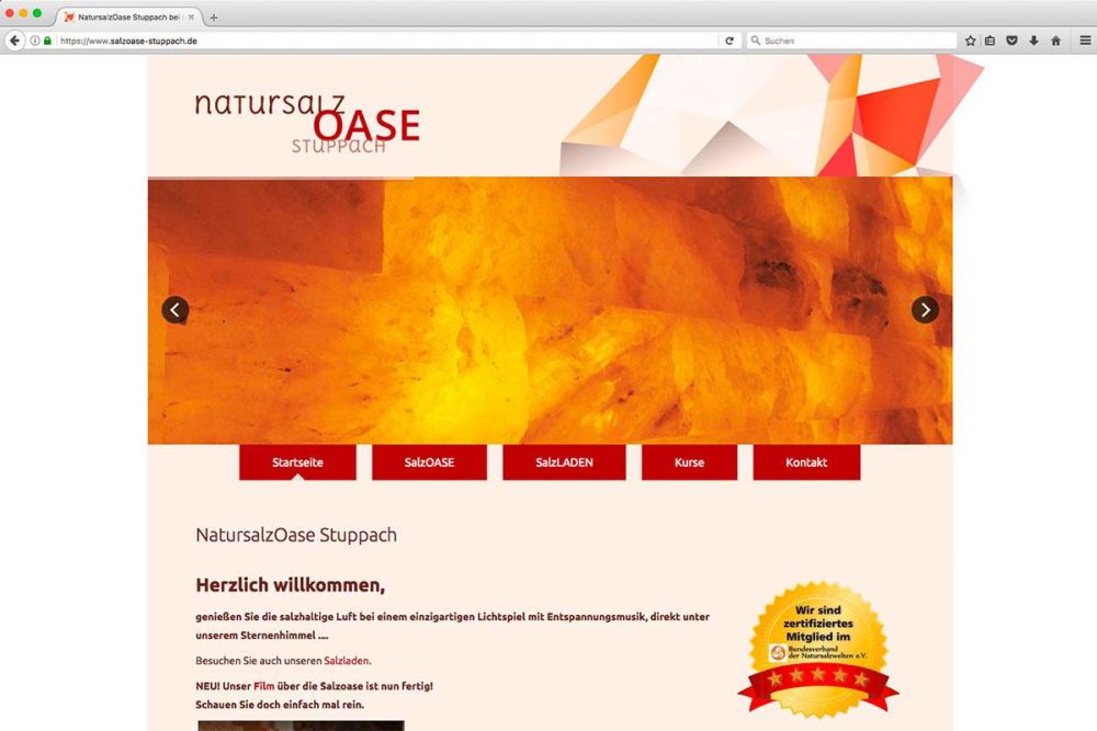 Informationen zur Salzoase Stuppach