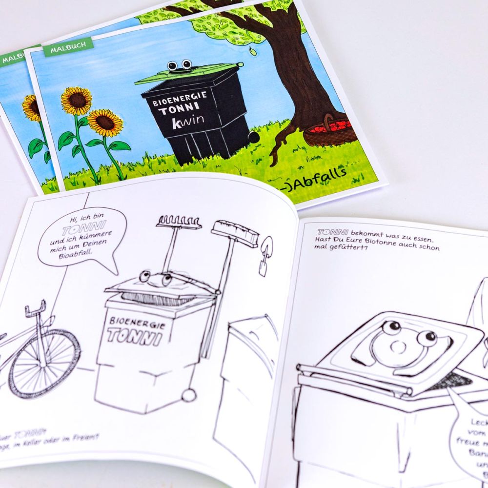 Malbuch Tonni KWiN - die Biotonne