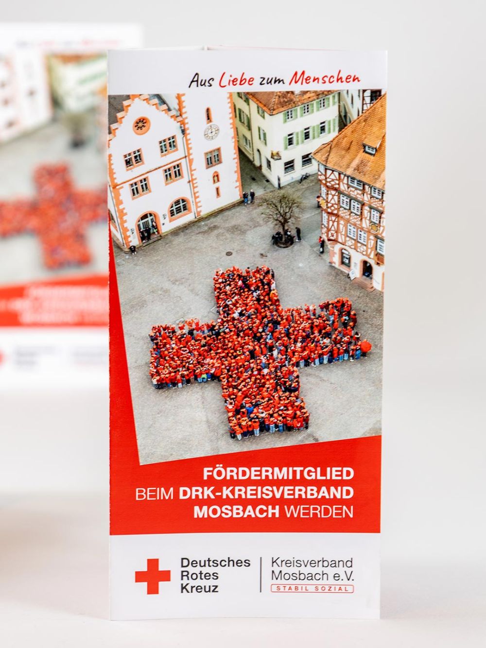 Flyer Fördermitglied DRK-Kreisverband Mosbach
