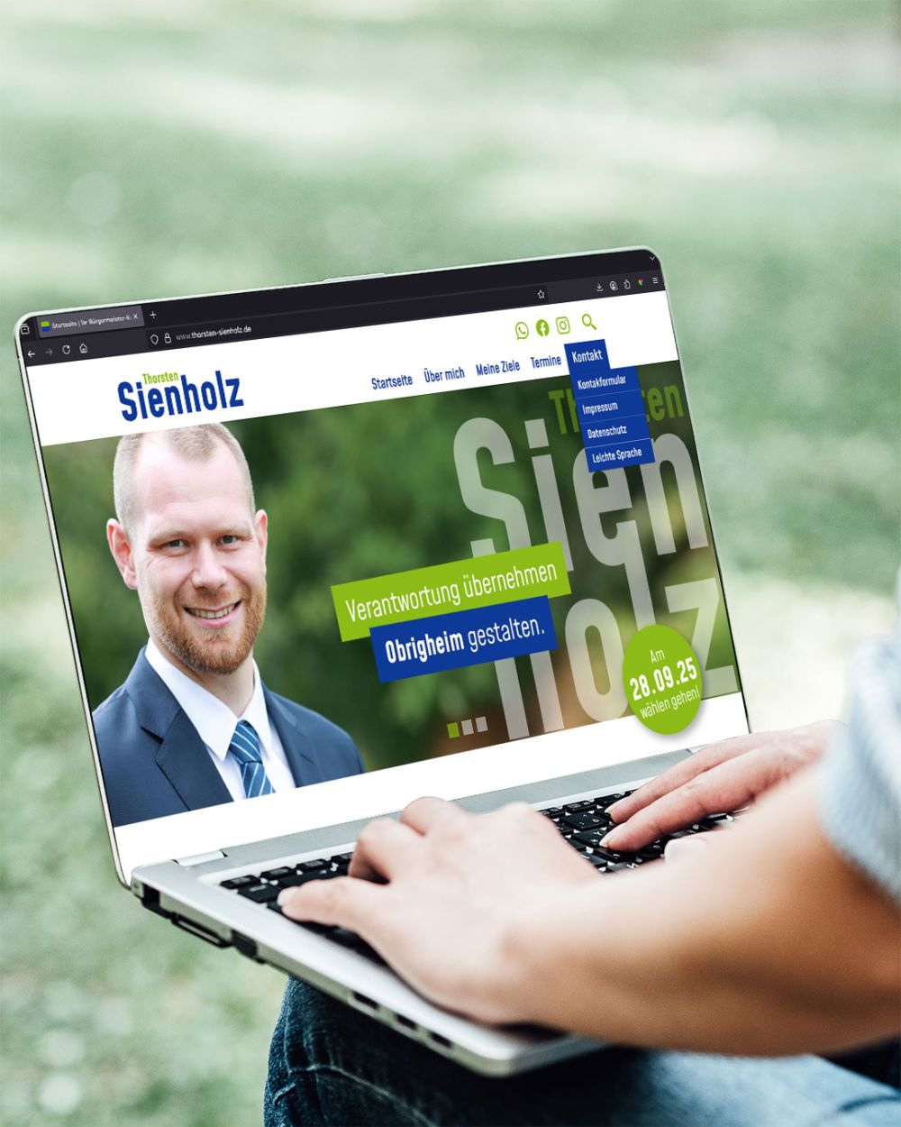 Webseite mit Leichter Sprache