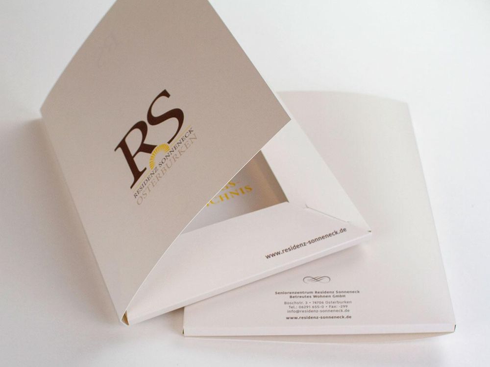 Mappe für die Residenz Sonneneck